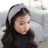 Fashion Baby Hair Hoop Leisure Girl Twisted Headband Wide Band Princess Turban Hairband Wedding Party Hair Accessories