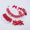 Fashion Baby Girls Swing Top Set Polka Dot Swing Ruffled Outfits With Matching Bloomer Headband Sets Girl Clothing Infant X006 Fashion Baby Girls Swing Top Set Polka Dot Swing Ruffled Outfits With Matching Bloomer Headband Sets Girl Clothing Infant X006