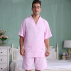 Cotton khan steam suit men bathrobe nightdress nightgown women sleepwear for girls lovers long soft robe spring summer