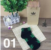 Cotton Germany's Harajuku Hip Hop Maple Leaf Socks Men's Street Boat Sock for women men's socks famous Weed Socks unisex