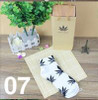 Cotton Germany's Harajuku Hip Hop Maple Leaf Socks Men's Street Boat Sock for women men's socks famous Weed Socks unisex