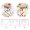 Cotton Baby Scarf Baby Bibs For Boys Girls Burp Cloths Baberos Lovely Kids Collars O Ring Neckerchief