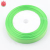 Cotton 25mm 25 Yard Silk Satin Organza Polyester Ribbon For DIY Wedding Christmas Handmade Decoration Webbing Crafts Gift Pack