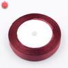 Cotton 25mm 25 Yard Silk Satin Organza Polyester Ribbon For DIY Wedding Christmas Handmade Decoration Webbing Crafts Gift Pack