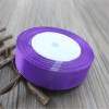 Cotton 25mm 25 Yard Silk Satin Organza Polyester Ribbon For DIY Wedding Christmas Handmade Decoration Webbing Crafts Gift Pack