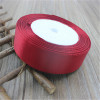 Cotton 25mm 25 Yard Silk Satin Organza Polyester Ribbon For DIY Wedding Christmas Handmade Decoration Webbing Crafts Gift Pack