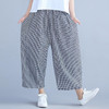 Cotton and Linen 2017 Spring New Wide Leg Pants Women Elastic Waist Loose Wide Legging Large Size Vintage Casual Pants Cotton and Linen 2017 Spring New Wide Leg Pants Women Elastic Waist Loose Wide Legging Large Size Vintage Casual Pants