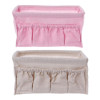 Home Foldable Makeup Organizer Multifunction Linen Cosmetic Storage Box Desktop Dressing Jewelry Small Storage Box