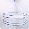 Home Dryer Double Layer Drying Rack Folding Hanging Clothes Laundry Basket Dryer Sweater Cloth Net Dry Rack Mesh Hanger