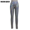 Holographic Boho Dance Leggings Mermaid Costumes Clothing Women Flare Bell Bottom Pants Leggings Rave Festival Clothes Outfits