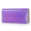 Hologram Zipper Clutch Wallet Women Long Wallets Money Purse Female Slim Wallet Organizer Card Holder Phone Coin Purse