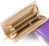 Hologram Zipper Clutch Wallet Women Long Wallets Money Purse Female Slim Wallet Organizer Card Holder Phone Coin Purse