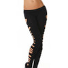 Hollow Out Fitness Leggings Women Fashion Summer Workout Legging Female Pants Slim Elastic Trouser Floral jeggings legins Womens
