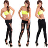 Hollow Out Fitness Leggings Women Fashion Summer Workout Legging Female Pants Slim Elastic Trouser Floral jeggings legins Womens