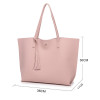 HOJOEE luxury brand women's handbags leather topHandle a bag women tote tassel casual high quality bags for women pouch designer