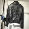 HLMFS2017 New Fashion spring Autumn Winter Women fashion red black Leather Jackets Pu Zippers  Motorcycle Jacket Coat outerwear