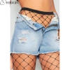 HIRIGIN 2017 Hollow out sexy pantyhose female Mesh black women tights stocking slim big fishnet stockings club party hosiery