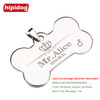 Hipidog Free Personalized Engraving Text Dog Tag Engraved Dog Cat Tag Dog Identification Customized Name Address Telephone