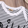 2017 Newest Kids Baby Boy Girl bodysuits Infant Striped Jumpsuit Bodysuit Clothes Outfits