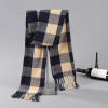 2017 Newest Fashion Men Scarves Imitation Cashmere Plaid Long Scarf Autumn And Winter Warm Soft Scarf