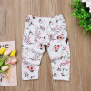 2017 Newest Baby Boys Girls Pants Autumn Spring Cotton Floral Legging Newborn Infant Pants Baby Girl Clothing Casual Trousers