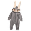 2017 Newborn Infant Baby Girl Boy Clothes Cute 3D Bunny Ear Romper Jumpsuit Playsuit Autumn Winter Warm Bebes Rompers One Piece