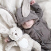 2017 Newborn Infant Baby Girl Boy Clothes Cute 3D Bunny Ear Romper Jumpsuit Playsuit Autumn Winter Warm Bebes Rompers One Piece