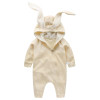 2017 Newborn Infant Baby Girl Boy Clothes Cute 3D Bunny Ear Romper Jumpsuit Playsuit Autumn Winter Warm Bebes Rompers One Piece