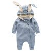 2017 Newborn Infant Baby Girl Boy Clothes Cute 3D Bunny Ear Romper Jumpsuit Playsuit Autumn Winter Warm Bebes Rompers One Piece
