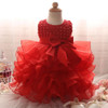 2017 Newborn Baptism Baby Girls dress Kids Clothing Birthday Party Vestido Princess dresses summer Girl Dress children clothes