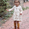 2017 Newborn Baby Girls Dress Kids Clothes Cute Fox Print Long Sleeve Princess Dress Toddler Girl Children Clothing Dresses