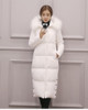 2017 New Women Winter Down Jacket Coats Thick Parkas Fashion Real Raccoon Fur Collar Hooded white Duck Outwear Female 162522