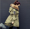 2017 New Women Winter Jacket Coats Thick Parkas High Quality Real Raccoon Fur Collar Hooded Outwear Female 1610262