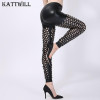 2017 New Women Shiny Leggings Sexy Hollow Out Fish Scale Leggings Holes Sexy Club Pants Fashion Mesh Punk Style Leggings