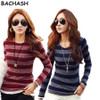 BACHASH New 2017 High Quality Fashion Spring Autumn Winter Sweater Women Wool Pullovers Long Sleeve Fashion Women Clothing Red