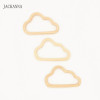 Baby Wood Teether Cloud Shape Natural Beech Wooden Teether Infant Chew Toys, Wood Teething Accessories, Baby Shower Gifts