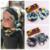 Baby Winter Spring Hat Scarf Nice Camo Print Cotton Children Cap Collar Kids Boy Girl Beanie bonnet Infant Toddler Hats Set