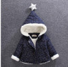 Baby winter coat unisex fashion cotton clothes for baby girls wear cotton-padded jacket baby infant thick outerwear 1to12 months