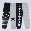 Baby Warm Knitted Pants Baby Boys Cotton Trousers Baby Girls Winter Stars Pants Children Casual Trousers