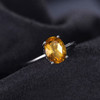 Trendy Oval 1.1 carat Natural Citrine Gemstone Ring