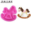 Baby Trojan horse toys shape Fondant baking chocolate silicone mold for cake decorating tools Craft Molds T0731