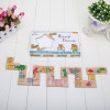 Baby Toys 15Pcs Wooden Animal dominoes Solitaire Dominoes Wooden Educational Blocks Baby Early Learning Toys