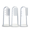 Baby Toothbrush With Case Dust Shield Infant Soft Silicone Finger Teeth Rubber Clean Massager Training Brush Set with Box