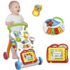 Baby Toddler Trolley Sit-to-Stand Walker Baby Learning Walking Assistant Infant Safety Baby Walkers First Steps Car New arrival