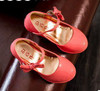 Bekanille Girls Leather Shoes Autumn Bowtie Sandals 2018 New Children Shoes High Heels Princess Sweet Sandals For Girls K3146