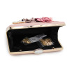 Begutest Luxury Brand Evening Bags Women Clutch Bags Evening Flower Applique Handbag Embroidery Chain Bag Crystal Diamond ag