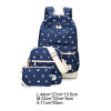 Backpacks Set Cute Canvas School Bags For Teenager Girls 3 Bags Set Backpack + Shoulder Bag + Purse