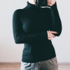 GIGIGO Turtleneck Warm Winter Women Sweater Long Sleeves Thick Knitted Ladys Pullovers Top Soft Elasticity Female Sweater