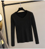 GIGIGO Thick Warm Knitted Women Sweater Autumn Winter Sexy Pullover Sweater High Elasticity V-Neck Soft Female Jumper GIGIGO Thick Warm Knitted Women Sweater Autumn Winter Sexy Pullover Sweater High Elasticity V-Neck Soft Female Jumper