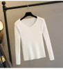 GIGIGO Thick Warm Knitted Women Sweater Autumn Winter Sexy Pullover Sweater High Elasticity V-Neck Soft Female Jumper GIGIGO Thick Warm Knitted Women Sweater Autumn Winter Sexy Pullover Sweater High Elasticity V-Neck Soft Female Jumper